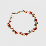 Gold Marquise Stone Bracelet