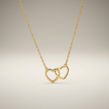Double Heart Necklace