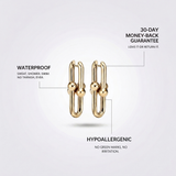 Minimal Link Hoop Earrings