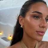 Crystal Huggie Hoop Earrings