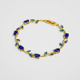 Gold Marquise Stone Bracelet
