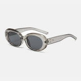 Brown Oval Sunglasses