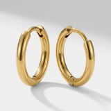 Gold Mini Hoop Earrings Set