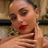 Star Hoop Earring