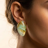 Geo Resin Earring