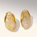 Geo Resin Earring