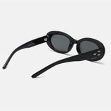 Brown Oval Sunglasses