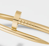 Gold Opal Bracelet Women | Luxury Screw Bangle Stainless Steel