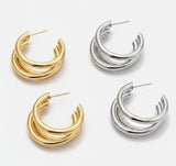 Vaele Maé | Tri-Arc Drop Earrings