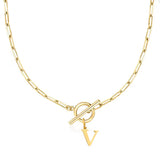 Vaele Maé | Golden Letter Pendant