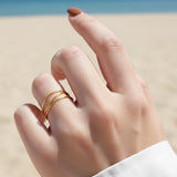 Vaele Maé | Triple Wave Ring