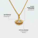 Gold Evil Eye Necklace