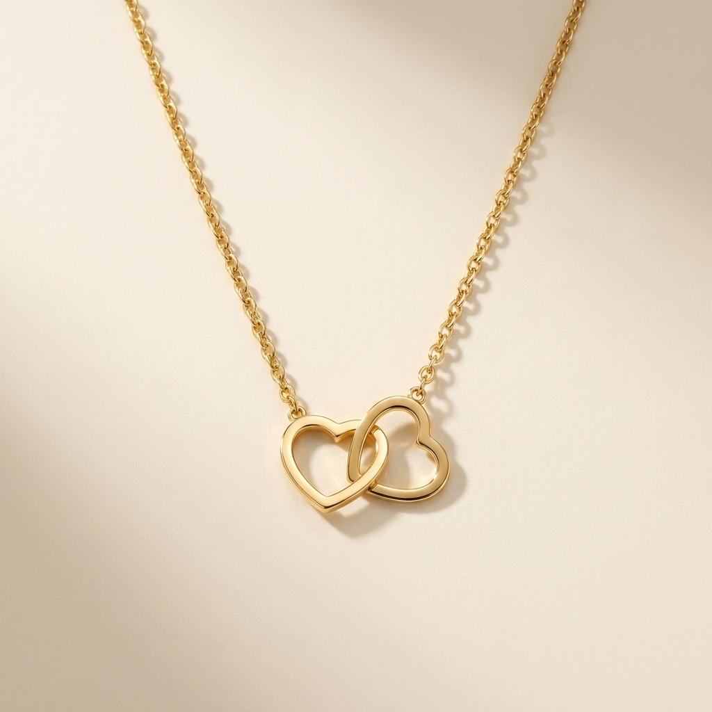 Double Heart Necklace