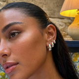 Chunky Hoop Earrings Set