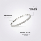 Pavé Screw Bangle Bracelet