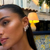 Chunky Hoop Earrings Set