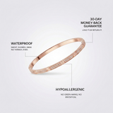 Pavé Screw Bangle Bracelet