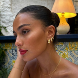 Chunky Hoop Earrings Set