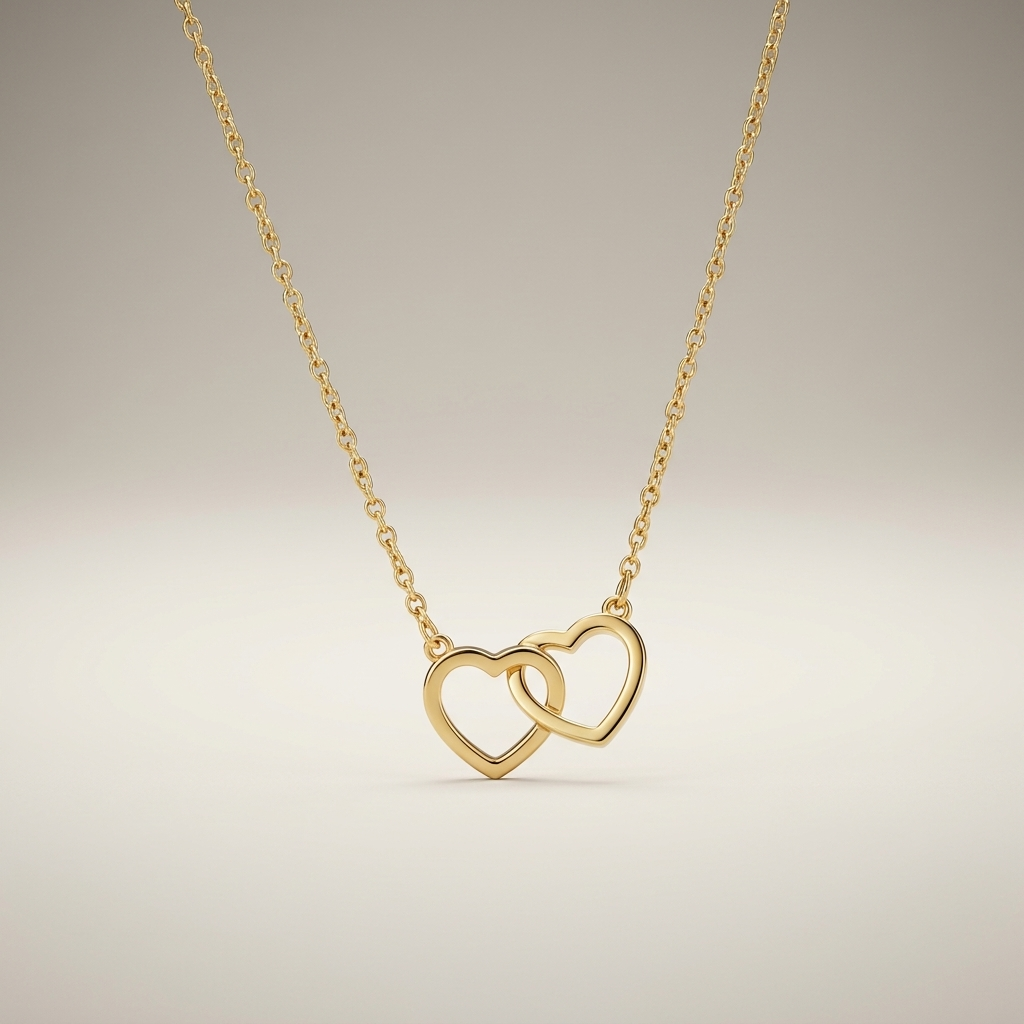 Double Heart Necklace