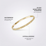 Pavé Screw Bangle Bracelet