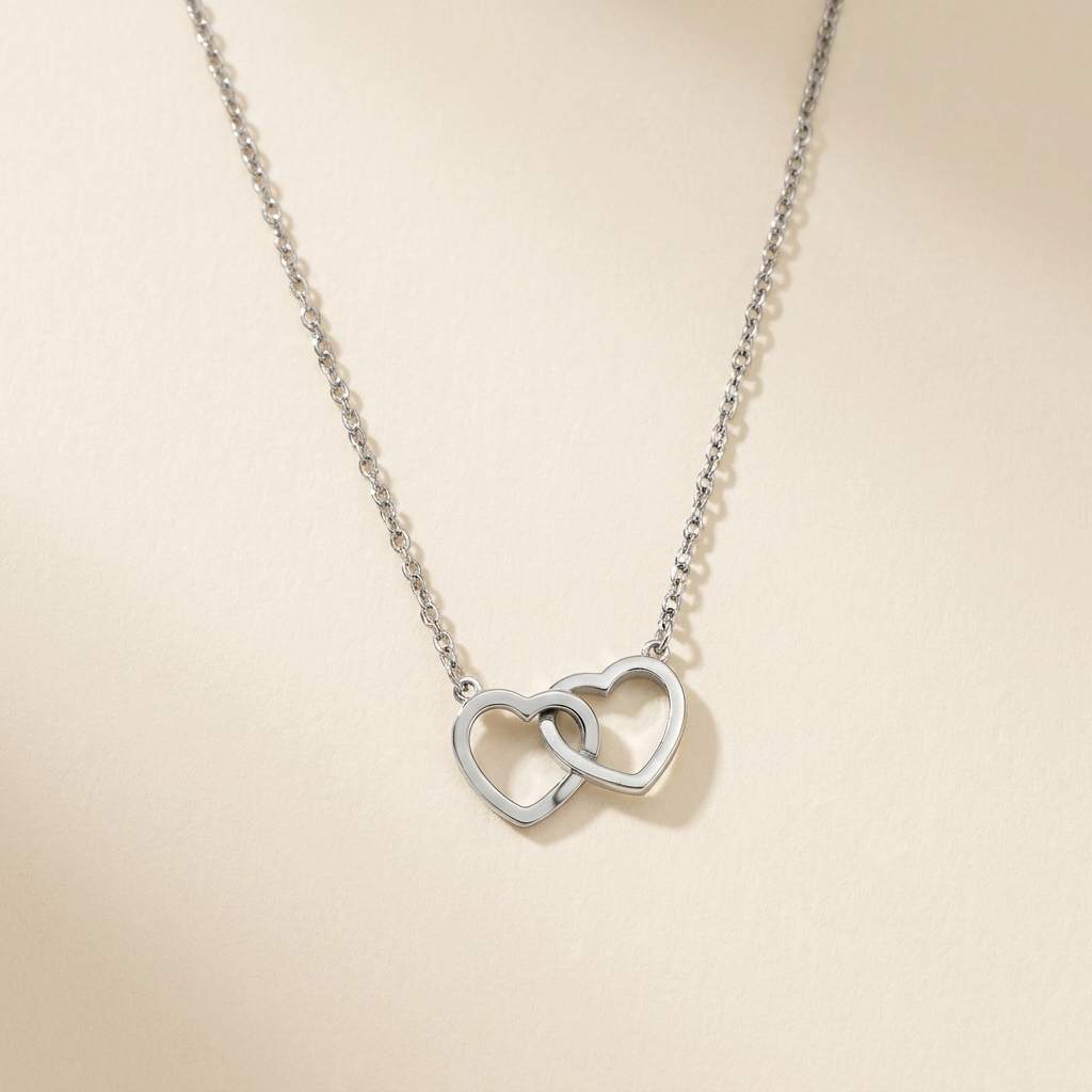 Double Heart Necklace