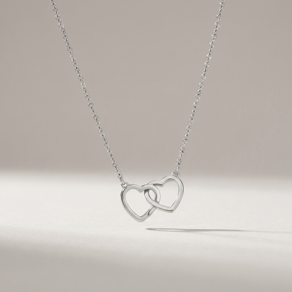 Double Heart Necklace
