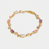 Gold Marquise Stone Bracelet