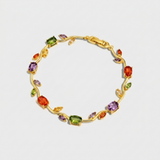 Gold Marquise Stone Bracelet