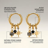 Star Hoop Earring