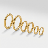 Gold Mini Hoop Earrings Set