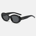 Brown Oval Sunglasses