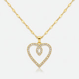 Vaele Maé | Halo Heart Necklace