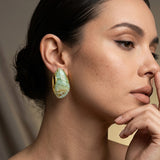 Geo Resin Earring