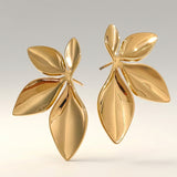 Leaves Flower Earrings