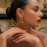 Star Hoop Earring
