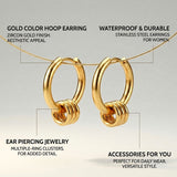 Gold Hoop Earrings