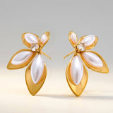 Leaves Flower Earrings