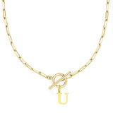 Vaele Maé | Golden Letter Pendant