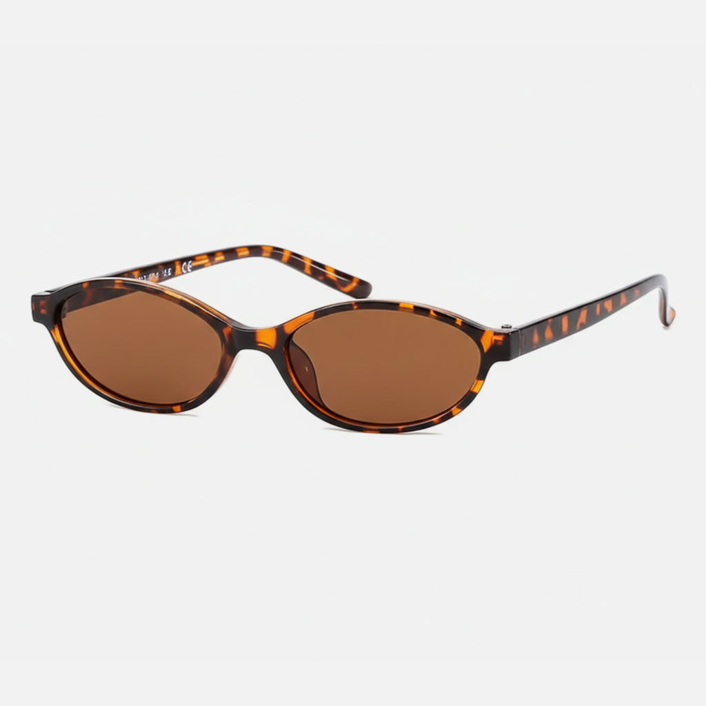 Black Oval Sunglasses