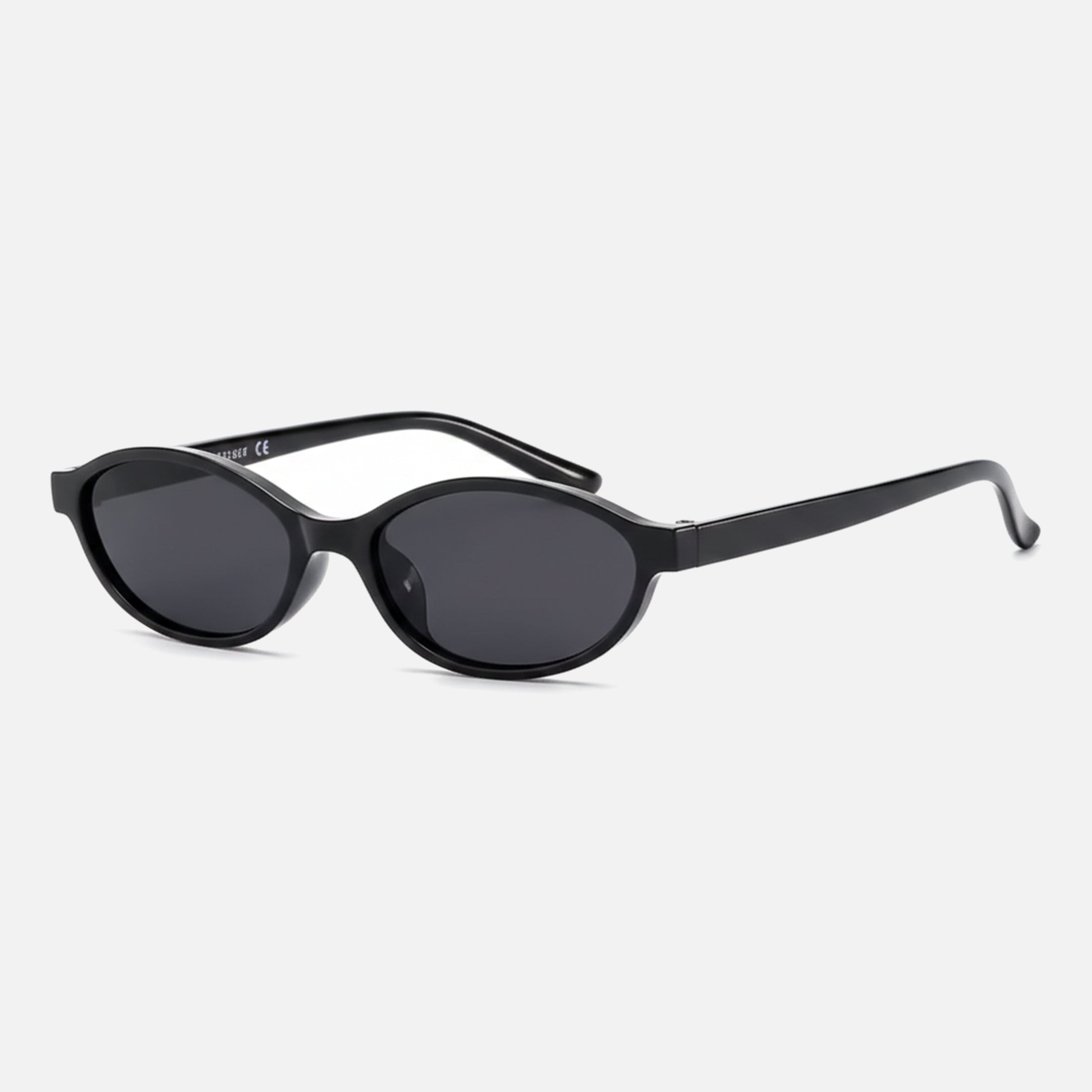 Black Oval Sunglasses