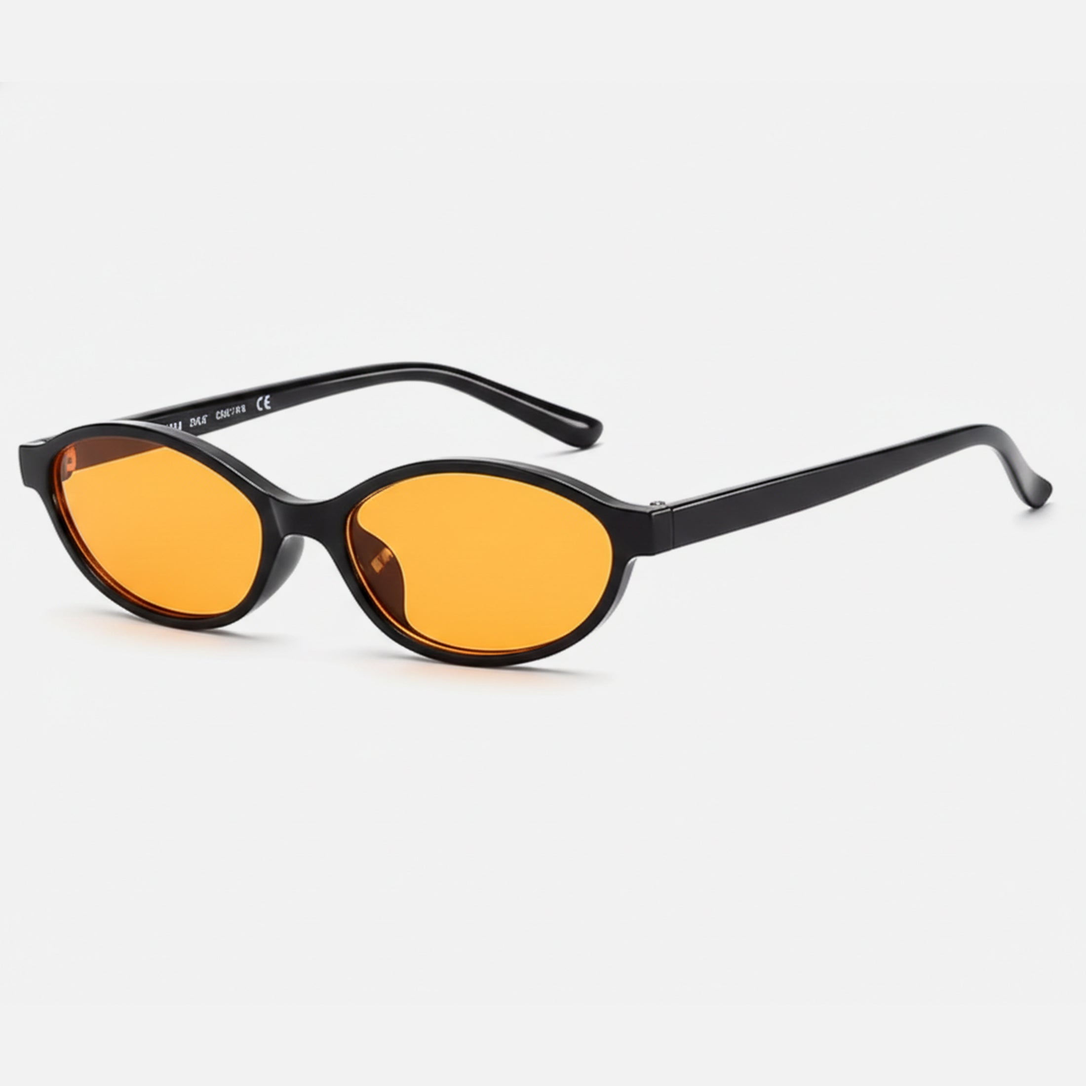 Black Oval Sunglasses