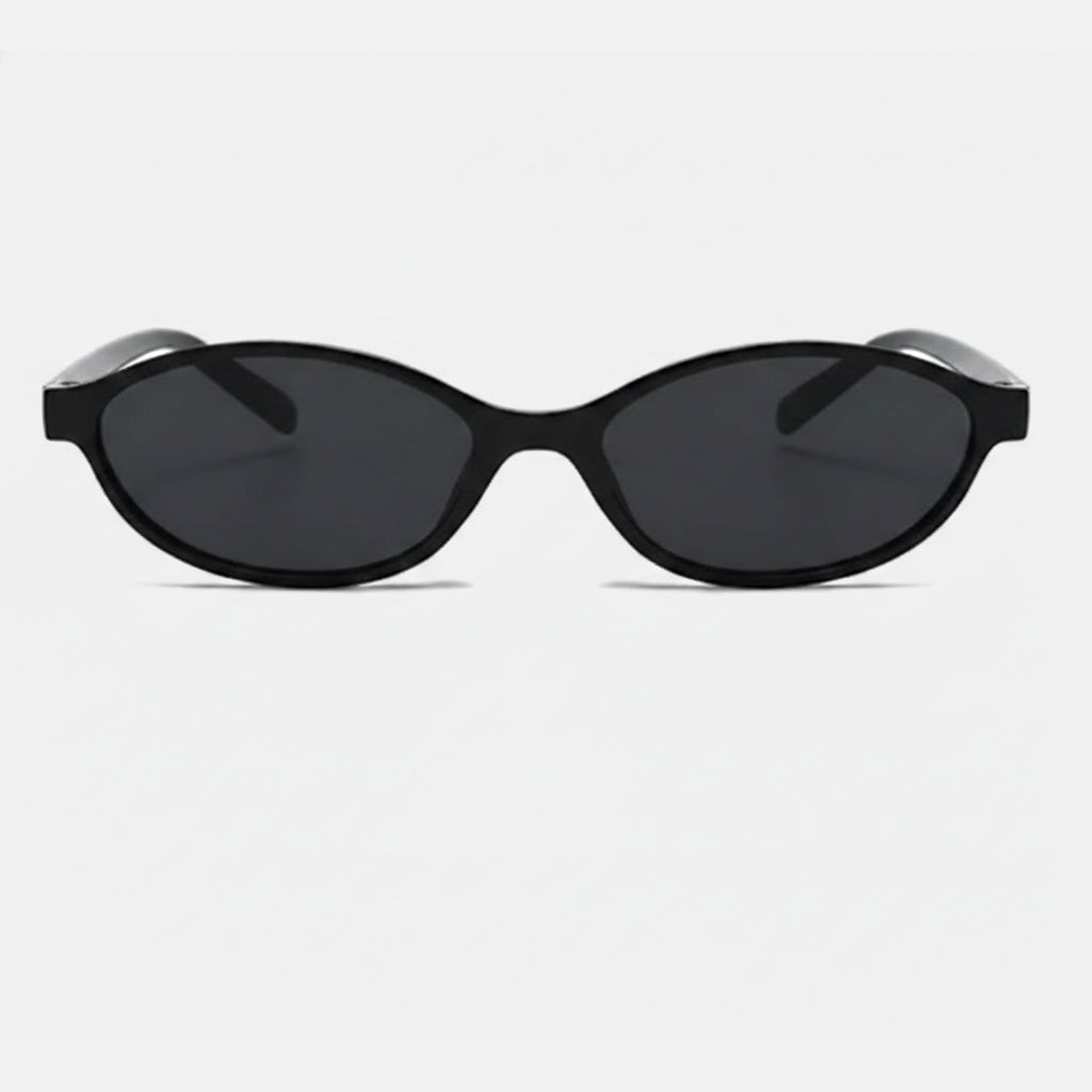 Black Oval Sunglasses