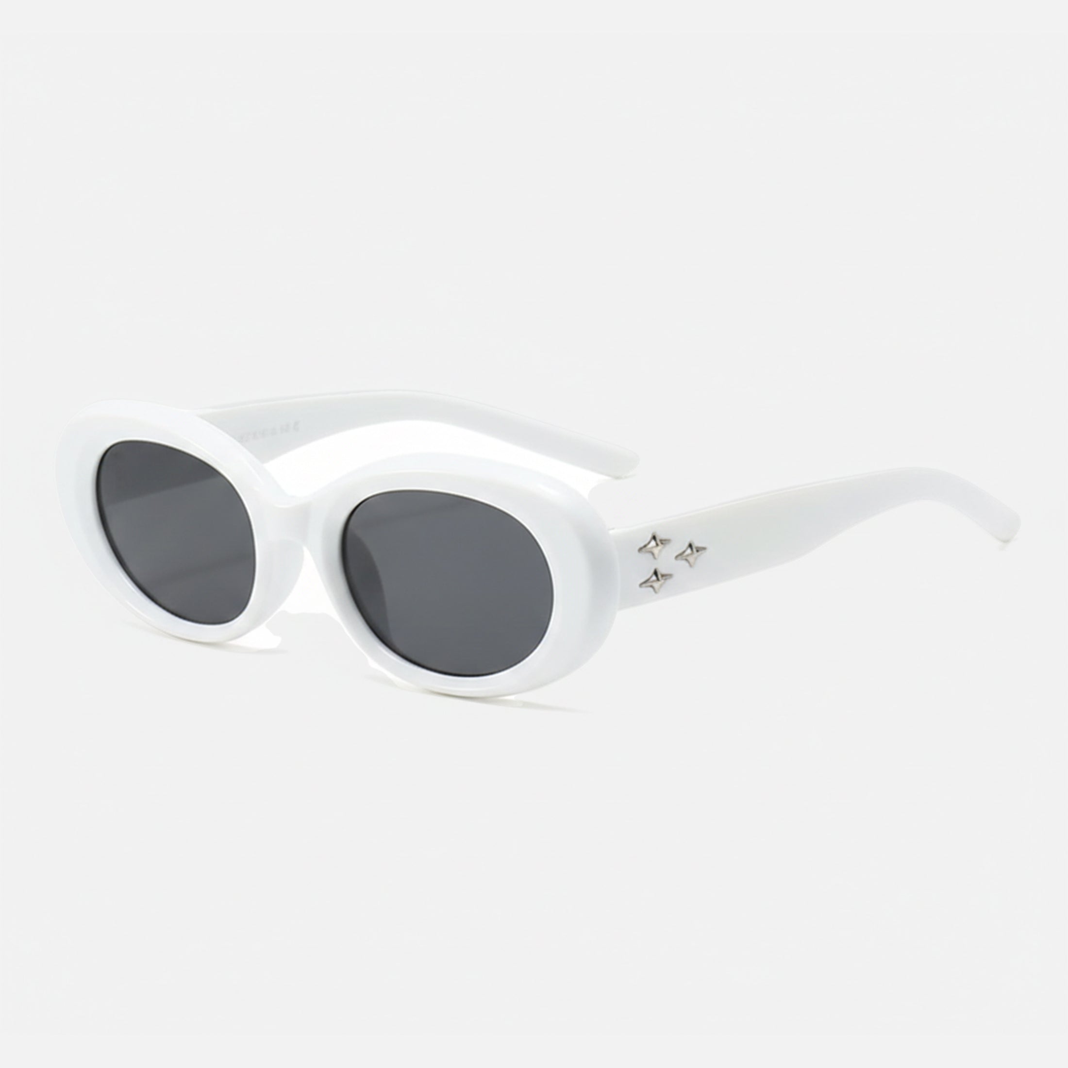 Brown Oval Sunglasses
