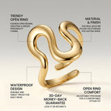 Gold Open Ring