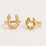 Gold Horseshoe Ring