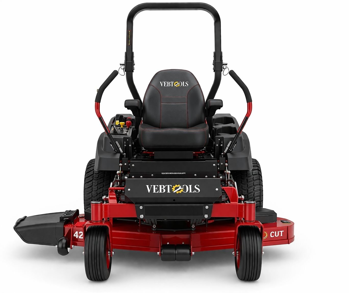 VebTools 46 in. 22 HP Gas Riding Lawn Mower with Briggs & Stratton Engine, 7-Speed Transmission & Dual Blade Cutting Deck — Ideal for Yards Up to 2 Acres