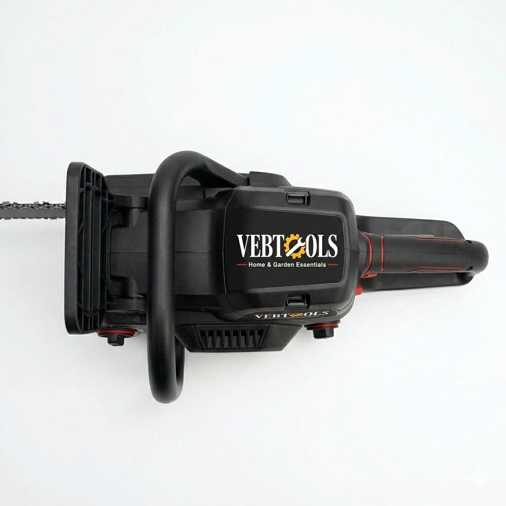 VebTools 62cc Gas Powered 20-Inch Chainsaw with AutoTension System, Anti-Vibration Handle & Automatic Chain Oiler — Heavy-Duty Cutting for Pros & Homeowners