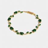 Gold Marquise Stone Bracelet
