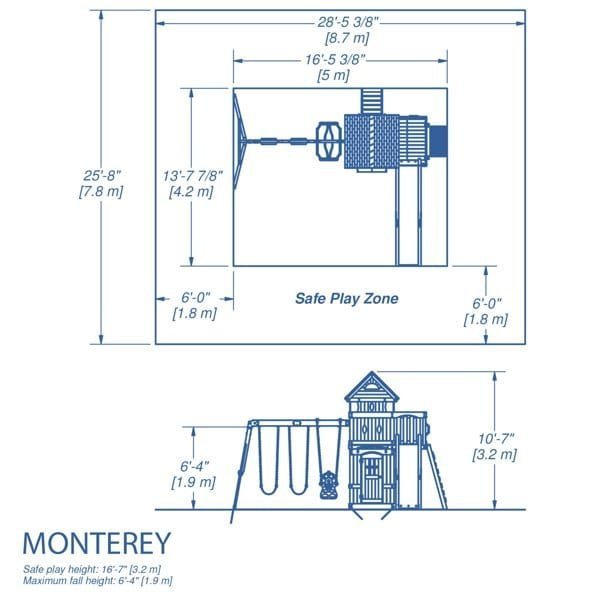 Backyard Discovery Monterey Swing Set