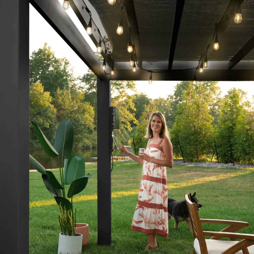 Backyard Discovery Trenton 4.9m x 3.7m Modern Steel Pergola